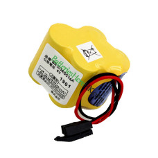 發那科 A06B-6114-K504 ConNector 6V 黑色 A98L-0031-0025備用電池
